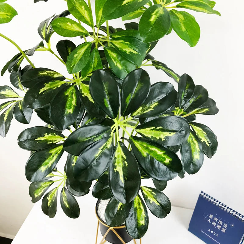 Tropical artificial plants monstera decorative foliage for outdoor interior - view 3