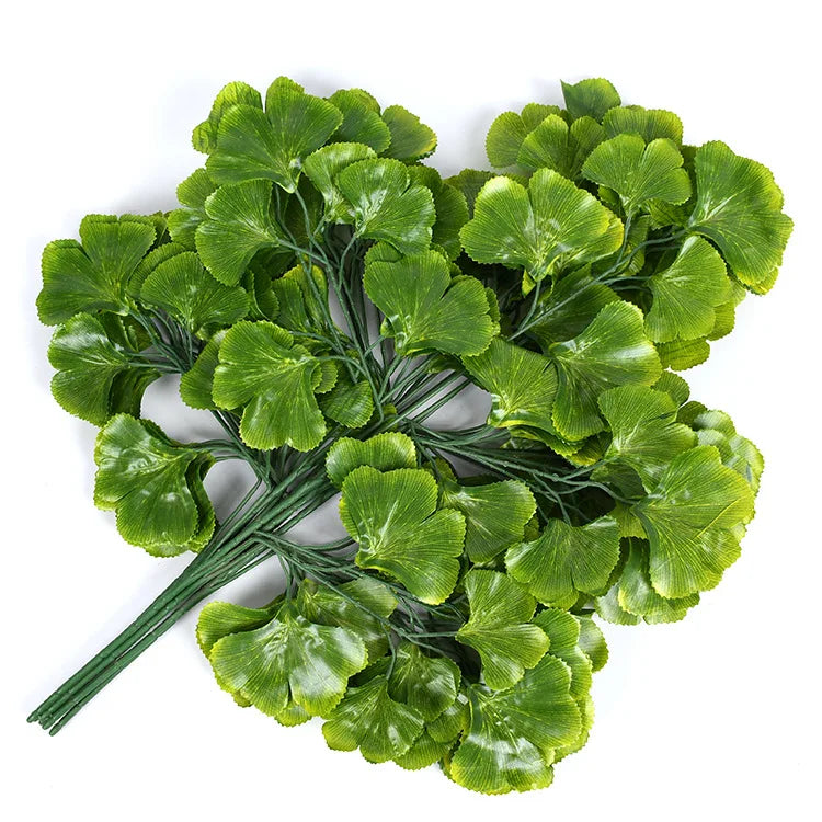Artificial Silk Maple Leaf Branch, 60 cm or 72 cm, Set of 12 - 60cm Green