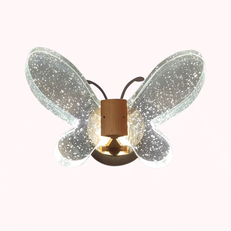 Wall sconce butterfly in modern crystal for interior decoration - view 5