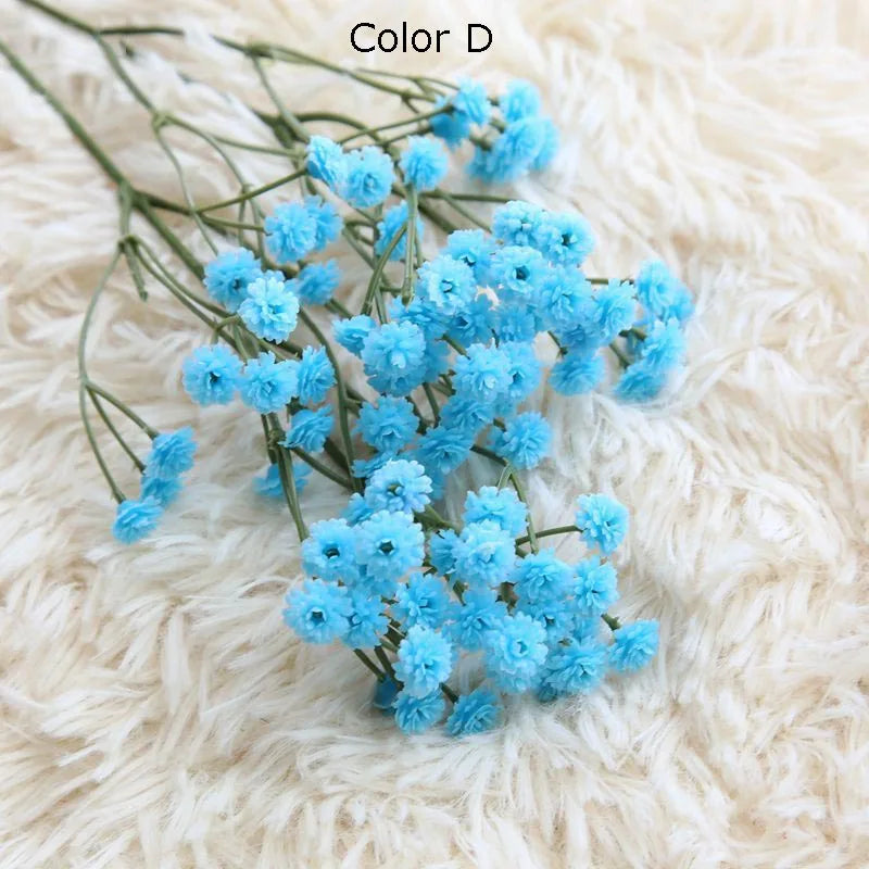 90 artificial flower heads for decorations and DIY - D