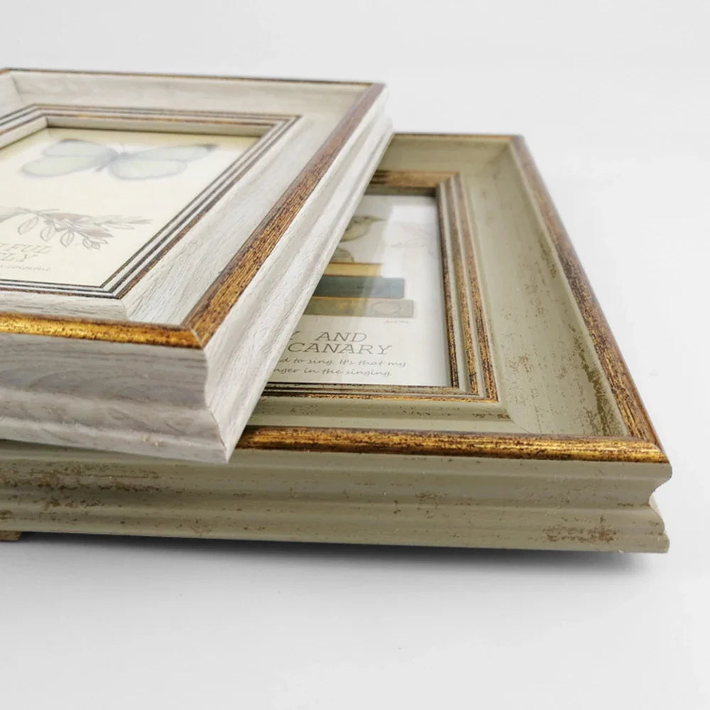 Vintage photo frame for retro horizontal portrait anniversary wedding - view 4