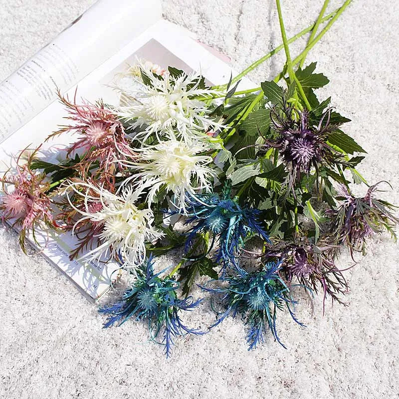 Plastic thorny parsley flower wedding party decoration - view 2