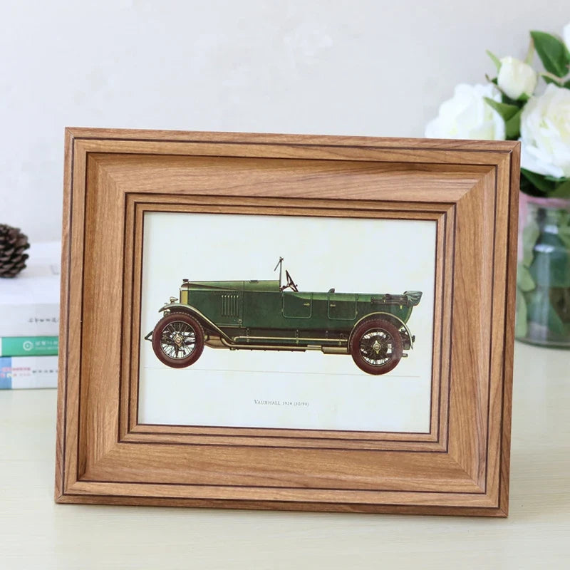Vintage American picture frame for decoration and gift - K / 8 pouces