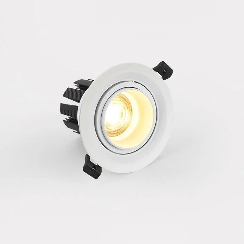 Zoomable beam led-mounted spotlights for interior lighting - view 2