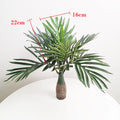 Artificial tropical palm plants for modern interior decoration - B / 40cm No Pot