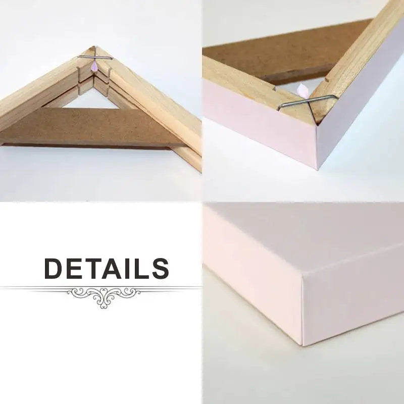 Modern wooden wall picture frame for artistic decoration - view 2