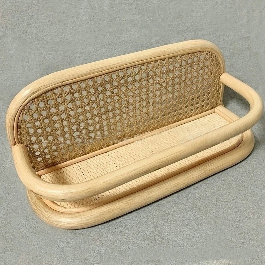 Woven rattan wall hooks for children's clothing and hats - view 6