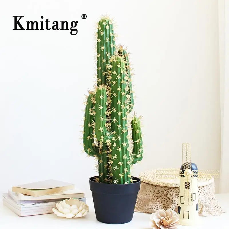 Artificial Succulent Plant Set, S/L Sizes, Yellow or White Pot