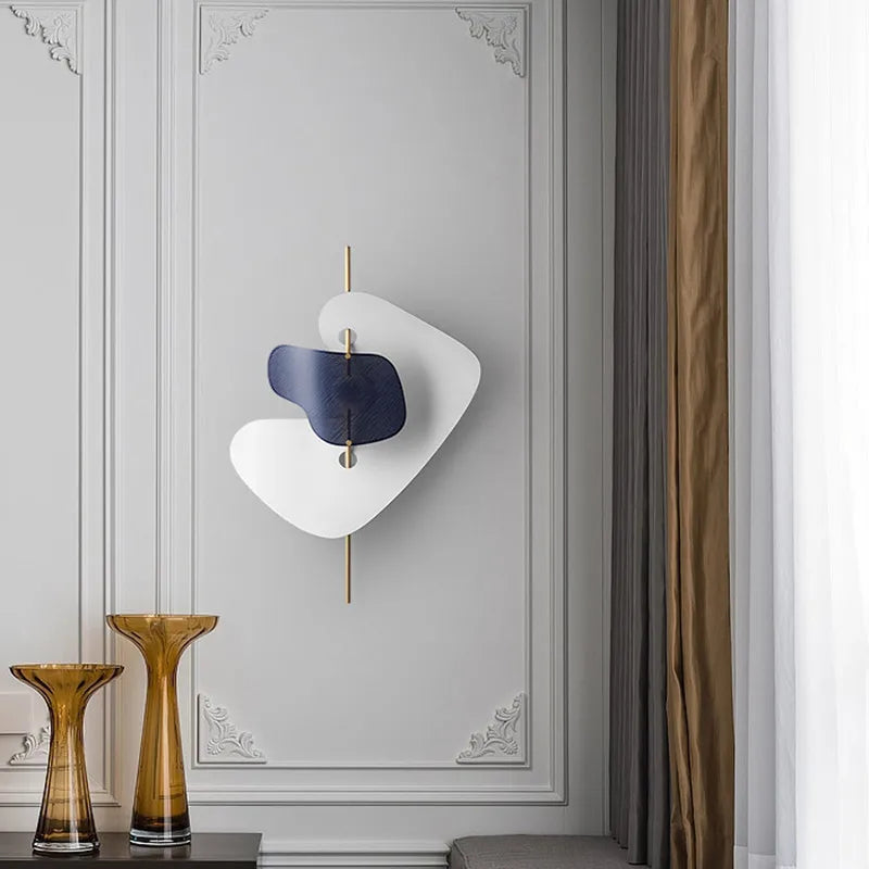 Wall sconce postmodern Nordic design in minimalist stainless steel - view 3