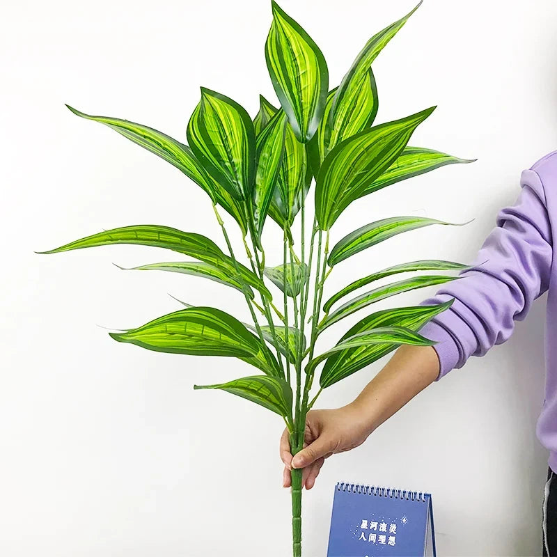 Large artificial tropical plant with leaves for interior decoration - B