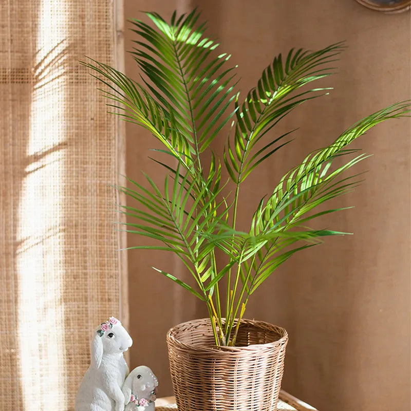 Artificial palm with large leaves for interior and exterior decoration - view 2
