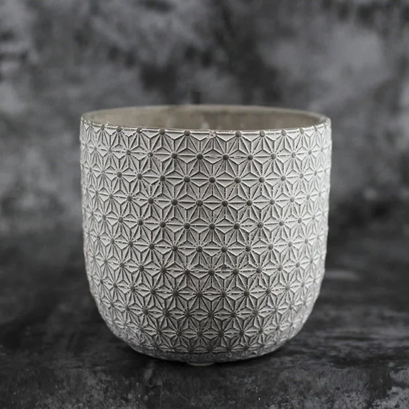 Silicone mold for concrete flower pot handicraft gardening - view 5