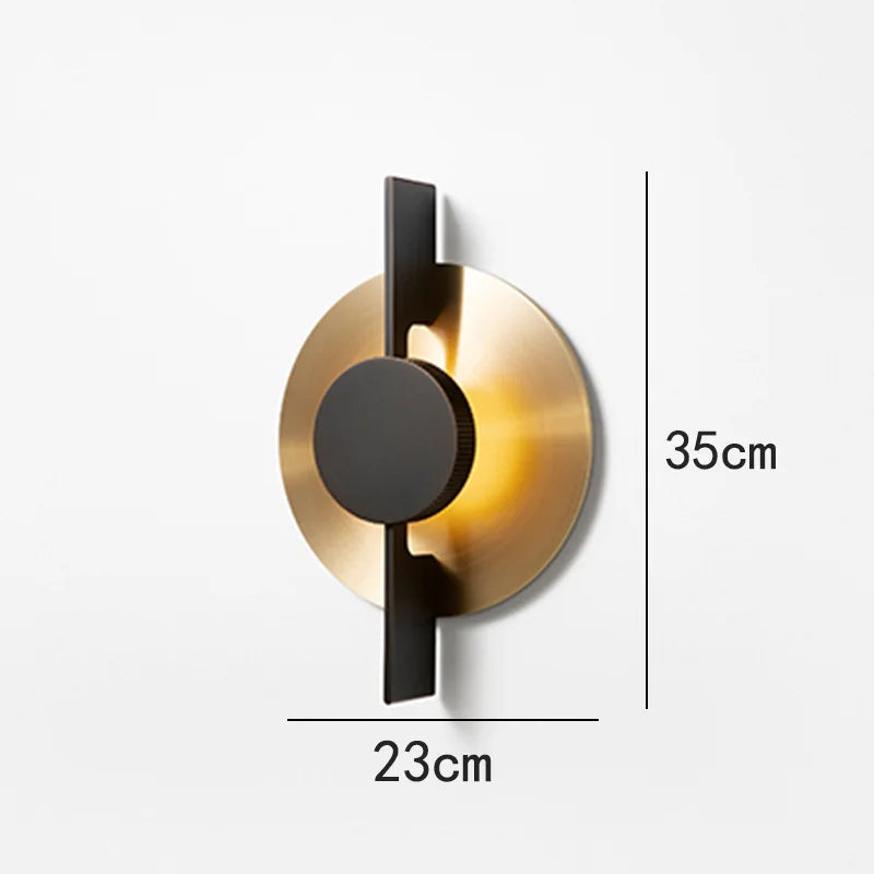 Wall sconce in gold metal design postmodern for elegant interior - Applique murale
