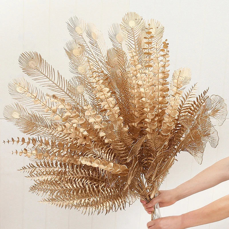 Artificial palm leaves for wedding decoration and Christmas - view 5