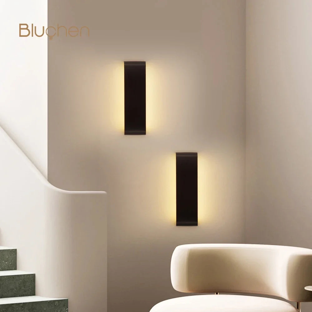 Modern led wall sconce for elegant interior lighting
