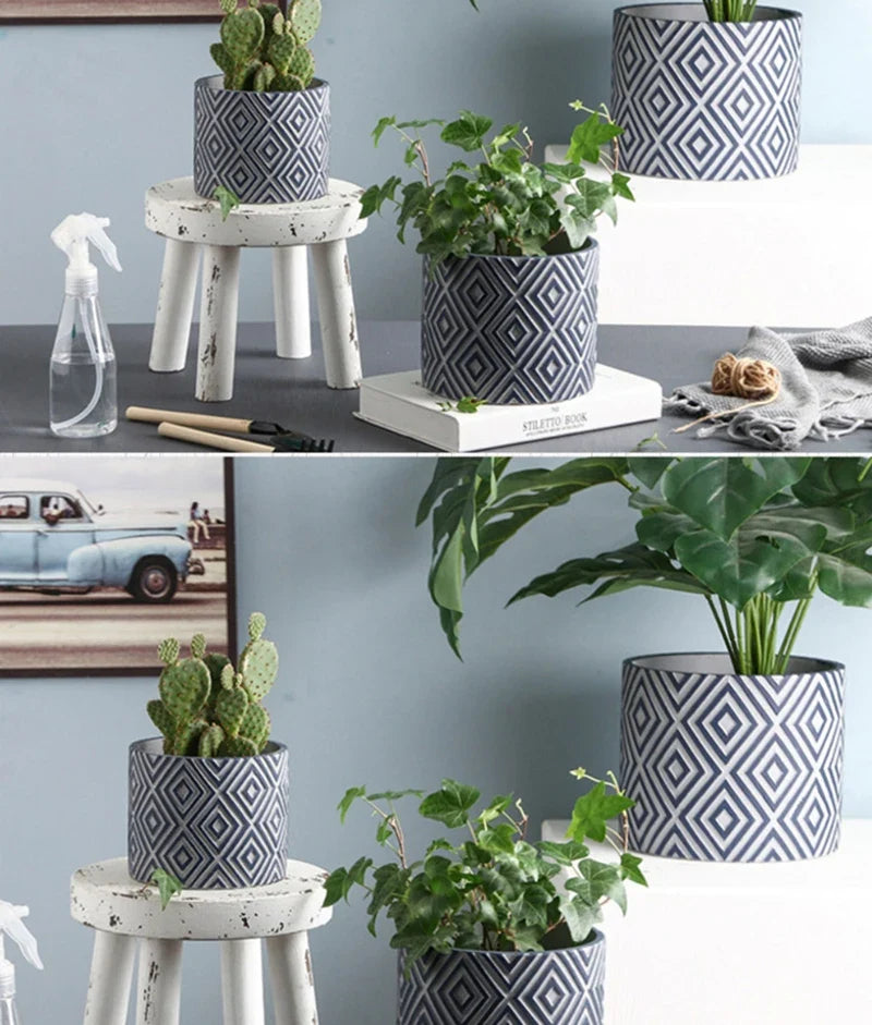Silicone mould to make decorative flower pots - view 3