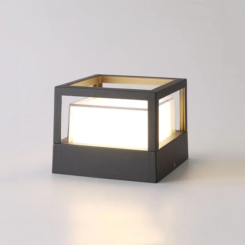 (WECUS) Nordic Garden Villa Pillar Light, Outdoor Courtyard Wall Light, Outdoor Waterproof Landscape Lawn Light - view 3