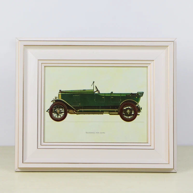 Vintage American picture frame for decoration and gift - M / 8 pouces