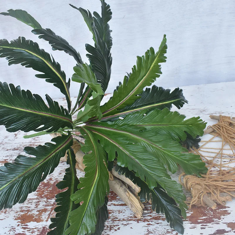 Artificial tropical fern plants and decorative leaves - view 3