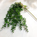 Artificial plants in eucalyptus rattan for wall and exterior decoration - One