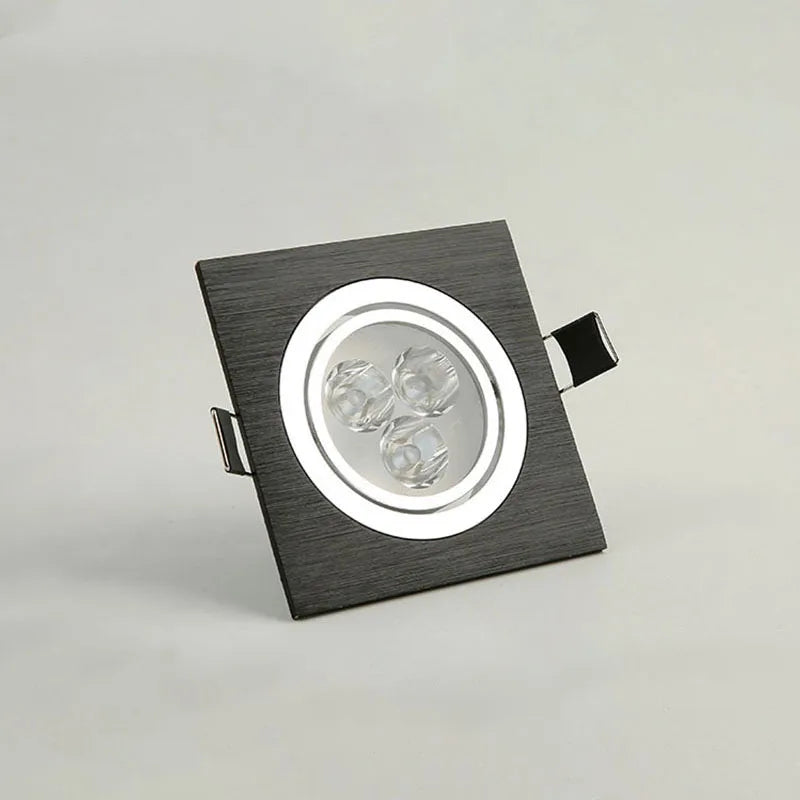 Variable intensity square led-mounted spotlights for interior lighting - view 4