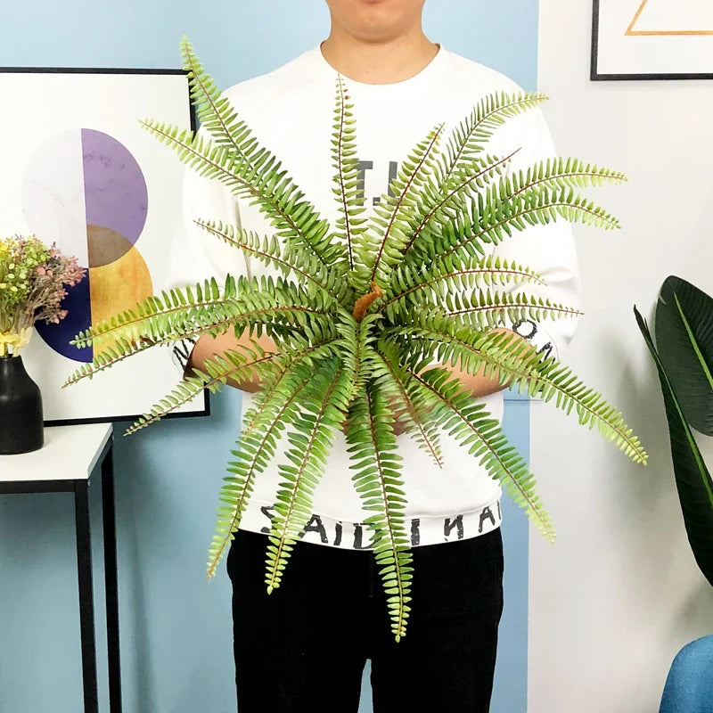 Large artificial decorative palm fern for outdoors - M 50cm 24Feuilles