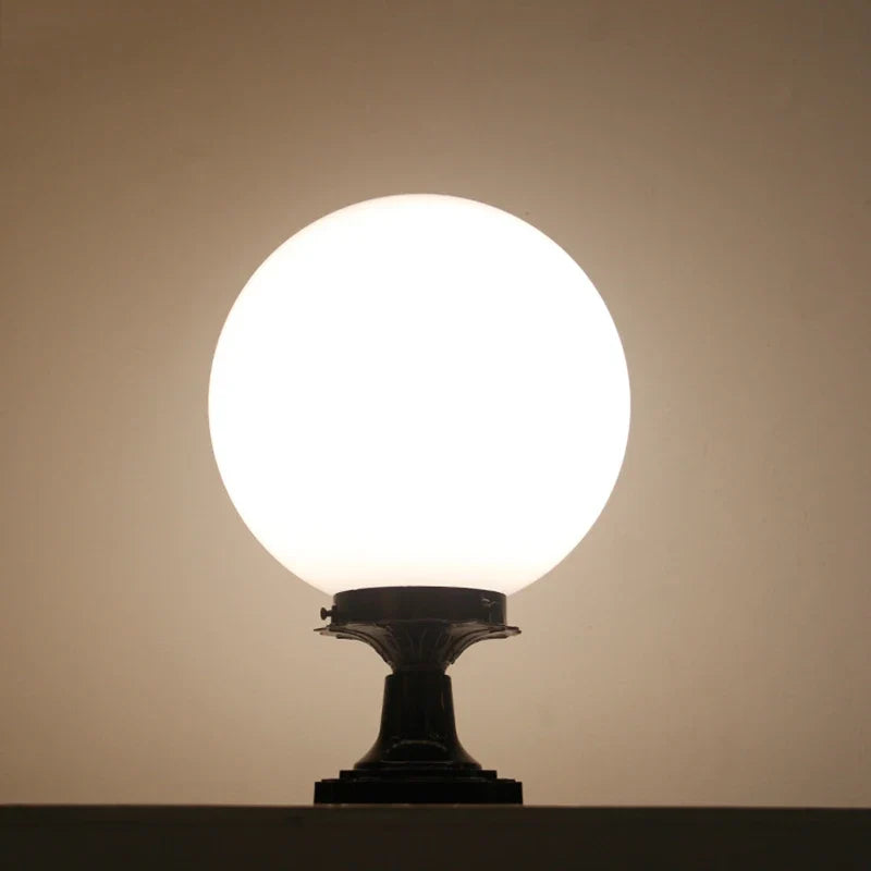 Outdoor pillar lamp decorative ball for garden lighting - view 4
