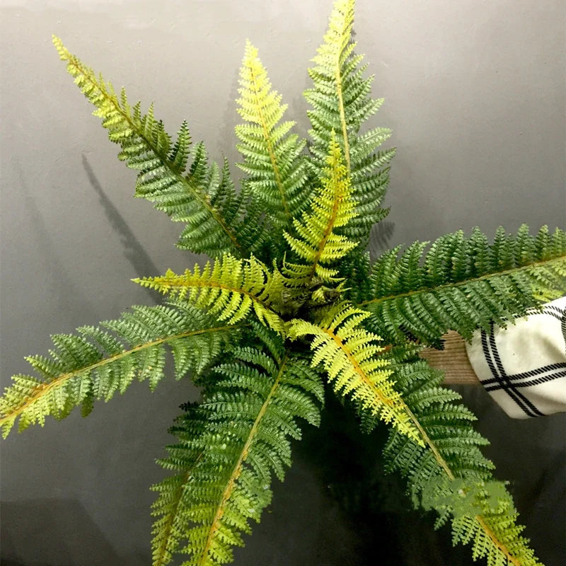 15 artificial palm leaves for interior decoration - Fourche 56cm 15