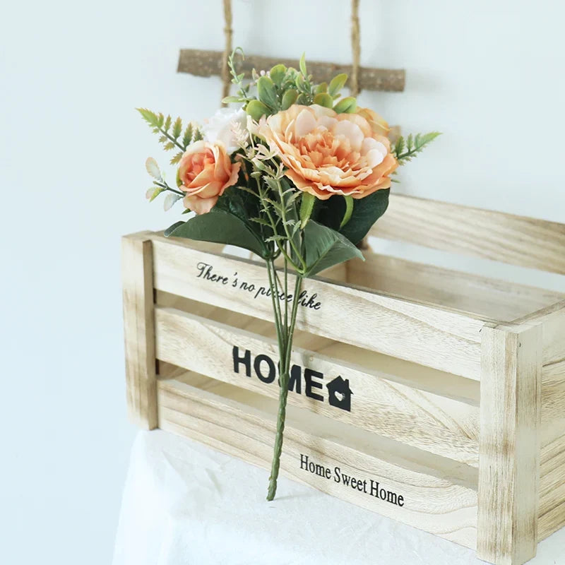 Bouquet of artificial peonies for wedding and decoration - view 4