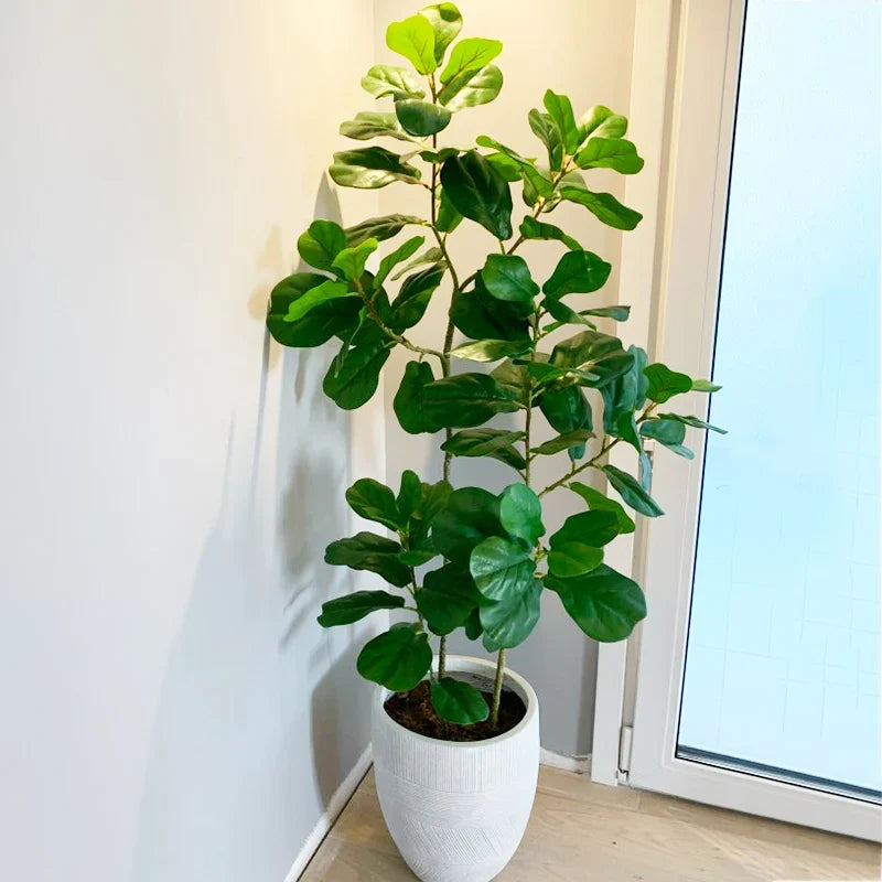 Tropical plants artificial ficus touch realistic for interior decoration