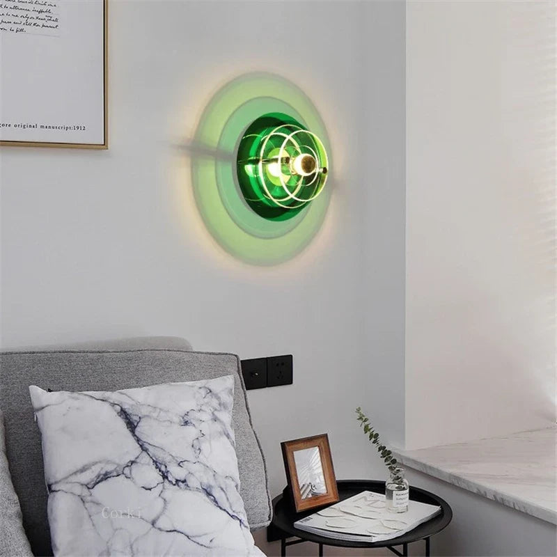 Modern acrylic wall sconce for bright interior - view 3