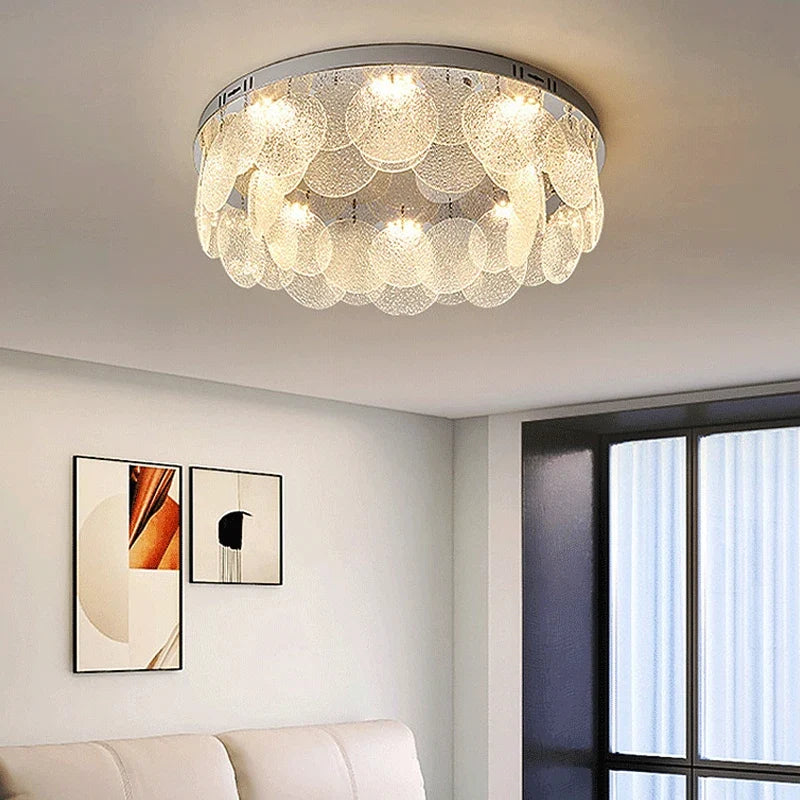 LED glass ceiling lamp for interior decoration - view 2