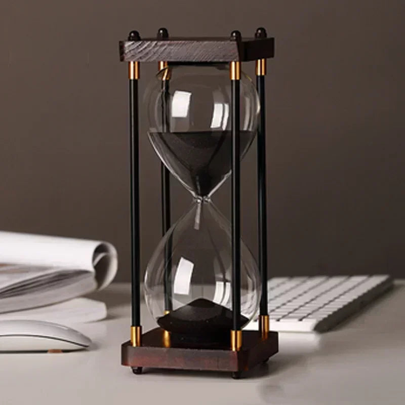 Decorative retro hourglass for office and luxury gift salon