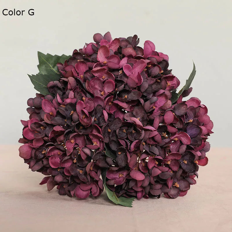 Set of 3 artificial flowers of hortensia for wedding decoration - G 1 Bouquet