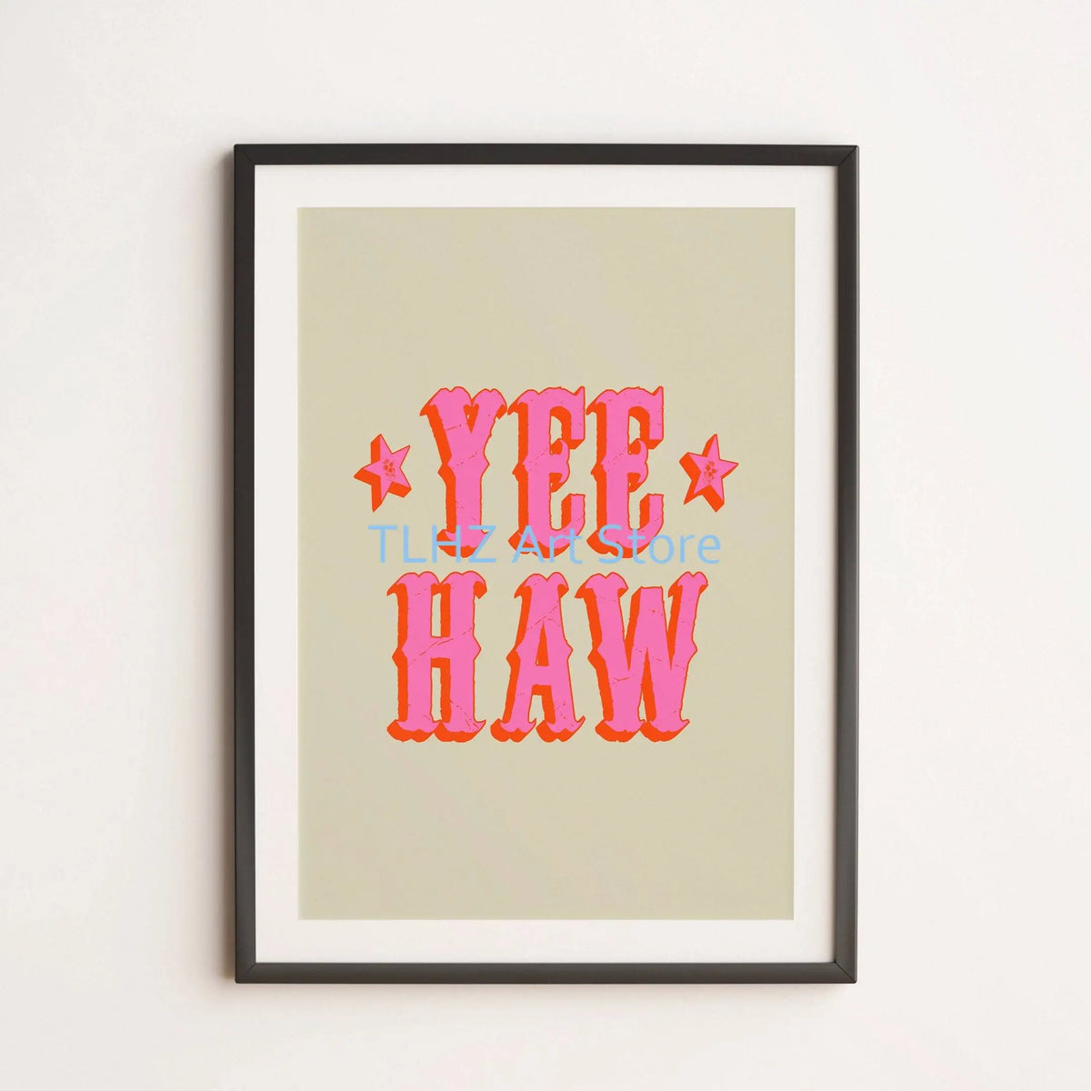 Prints on canvas with funny flower quotations for decoration - 20X30cm Unframed / 23