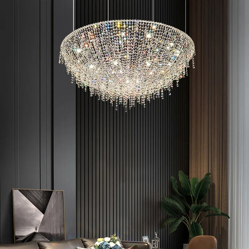 Retro Crystal Chandelier for Elegant Interior Decoration - view 3