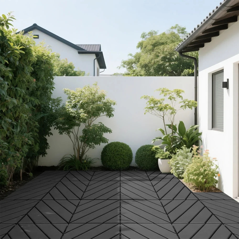 44-Pack 30x30 Outdoor Interlocking Deck Tiles Waterproof - view 2