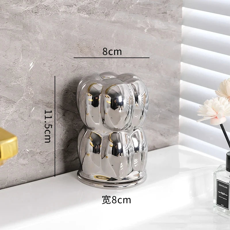 Luxury decoration creative accessories for bathroom - 1 Piece - Silver 1