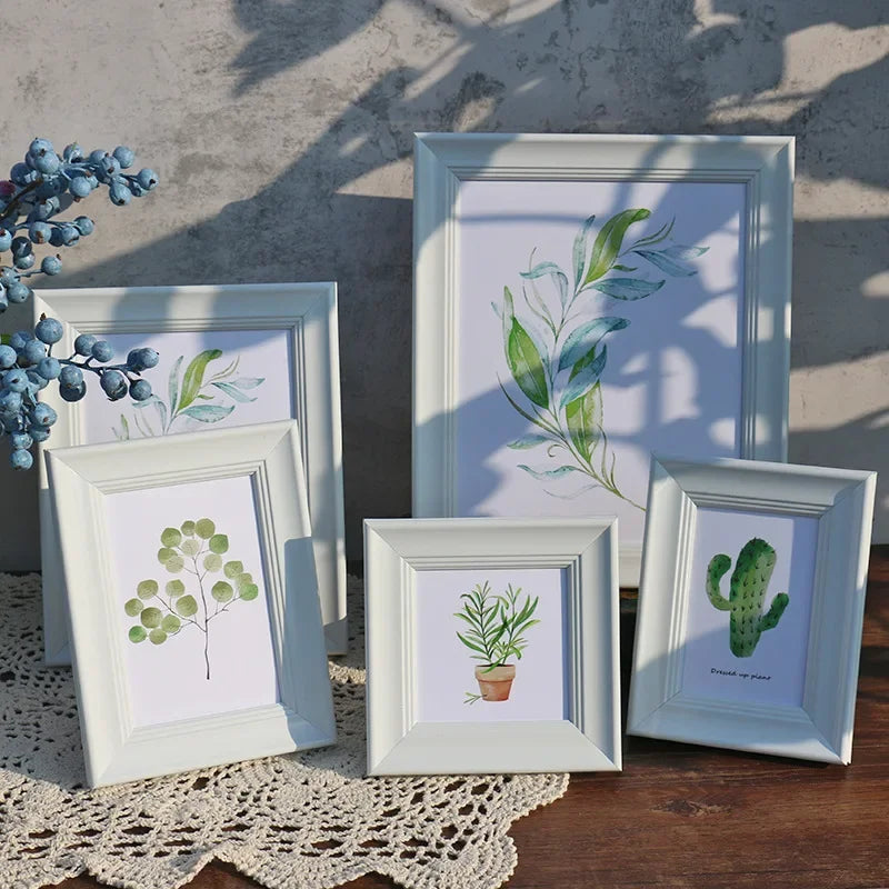 Plastic retro photo frame for wall and table decoration - view 4