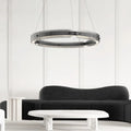 Chandelier in smoked glass design modern decorative pendant light