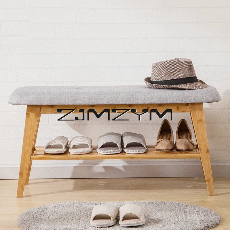 Multifunctional European shoe bench for entry