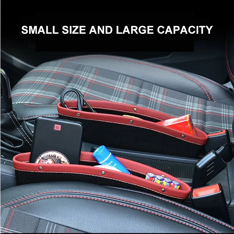 Multifunctional car organizer with cup holder and storage - view 4