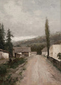 Sun-Kissed Vintage Spring Country Painting with Wild Flowers - Par-2 / 50X70cm No Frame