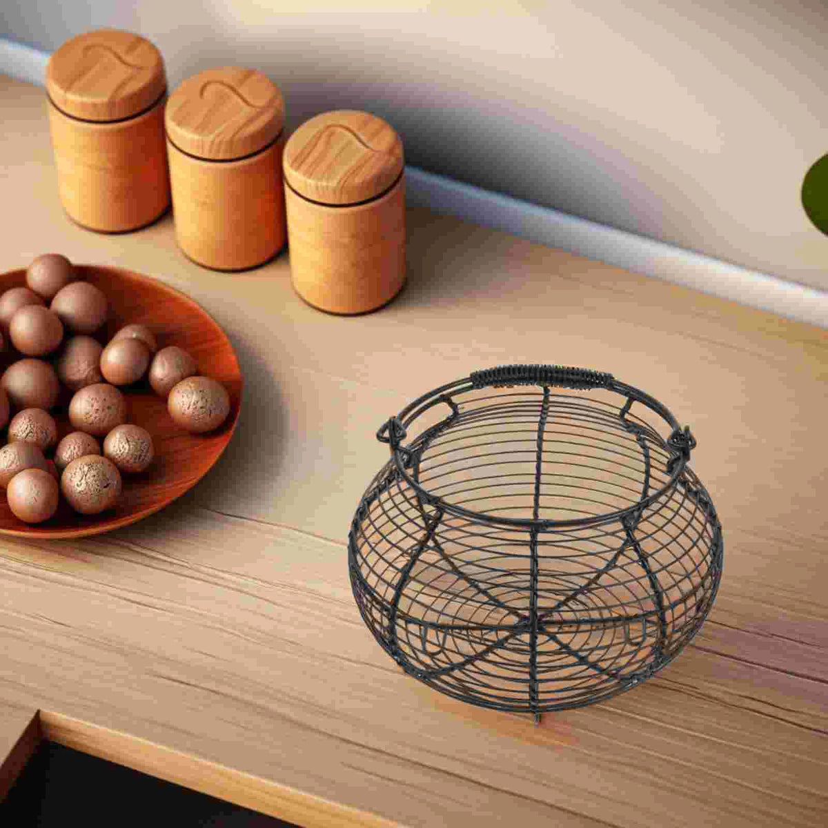 Portable egg basket for kitchen and storage - view 6