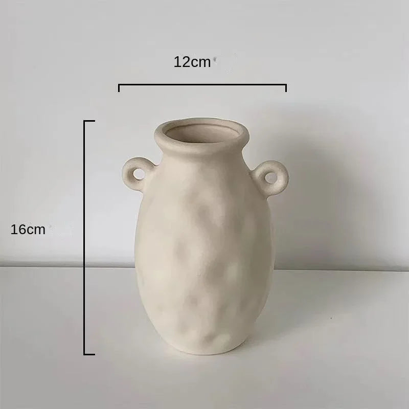 Modern ceramic vase for dried flowers interior decoration - 13