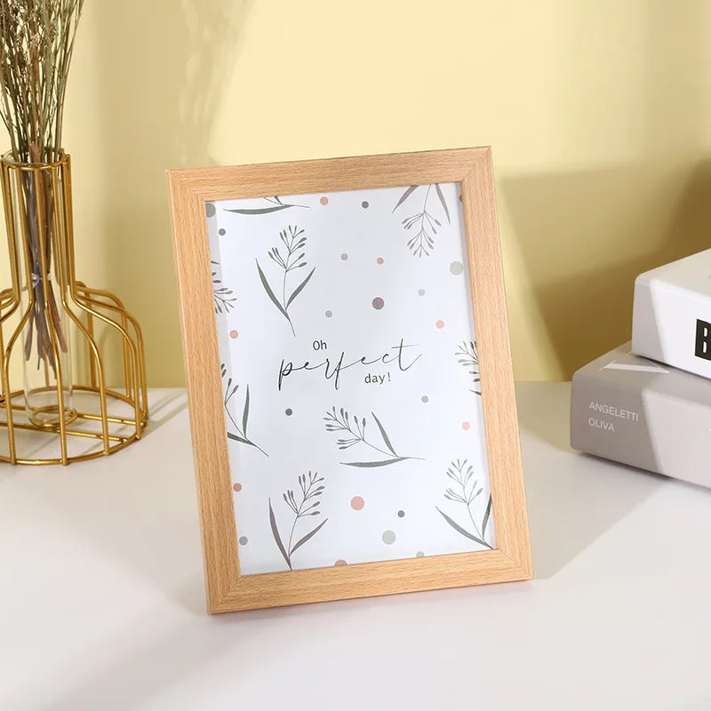 Photo frame in modern wood for interior decoration - 4 / 15,3 x 20,3