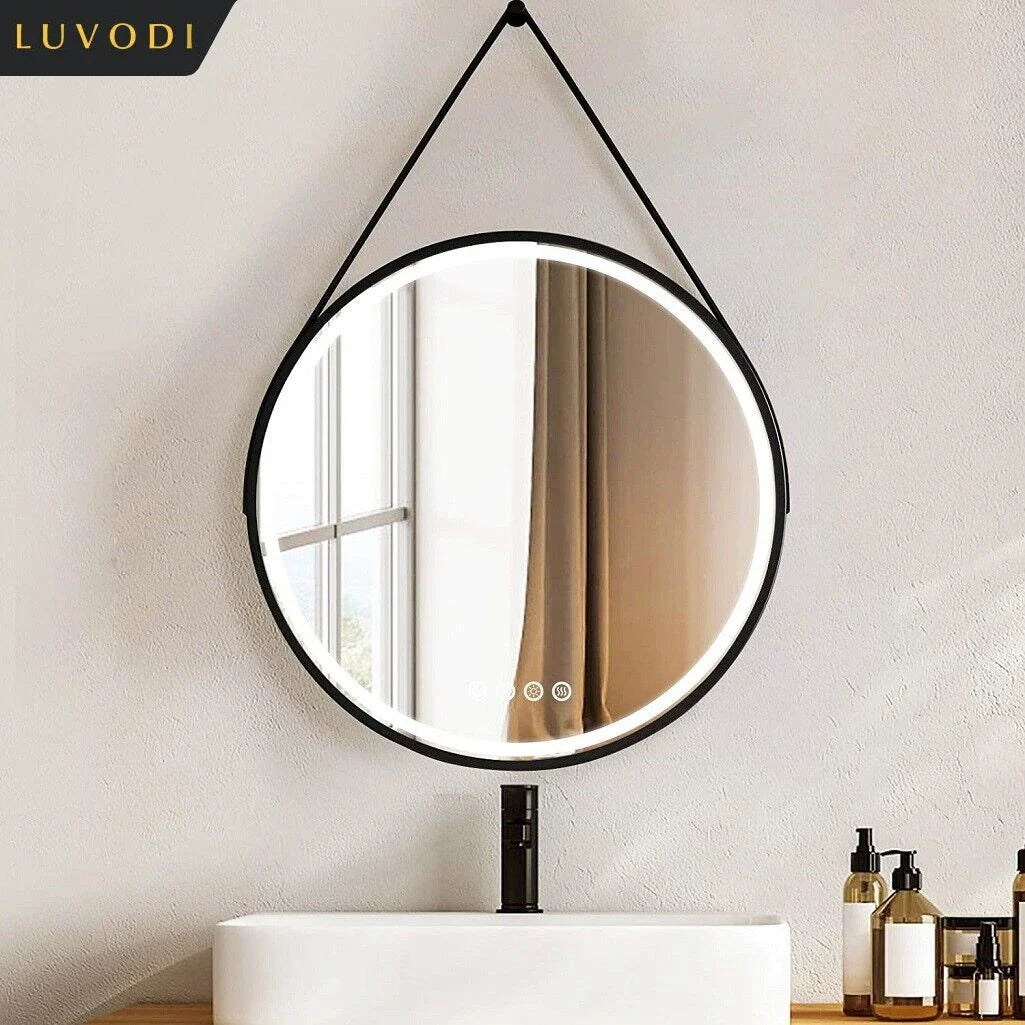 Round light mirror with variable intensity and anti-fog - view 3