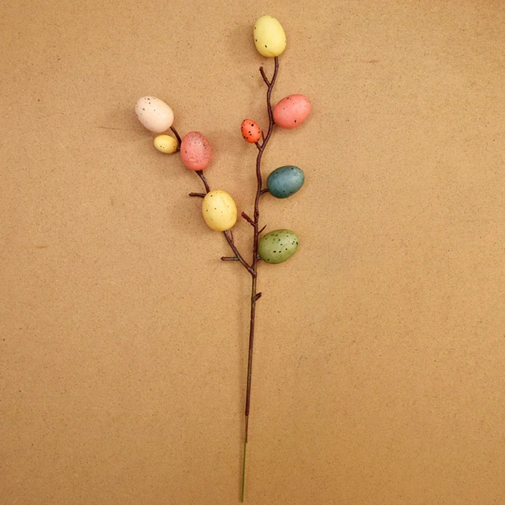 Decoration of 2024 coloured eggs for DIY home decoration - B