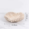 Wabi-sabi style marble storage tray modern artistic decoration - Plateau - 20cm