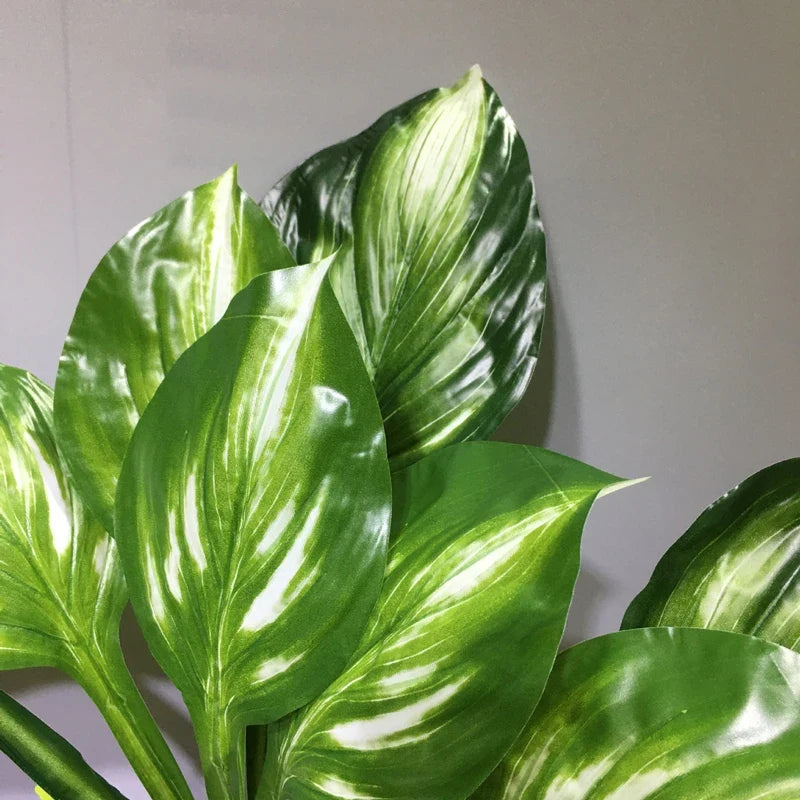 Artificial tropical plant monstera and hosta for outdoor interior decoration - view 4